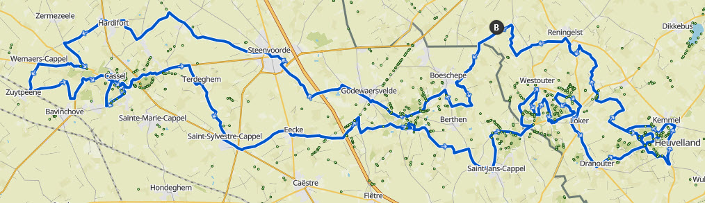 Rit04BergjesCassel108km1340Kaart