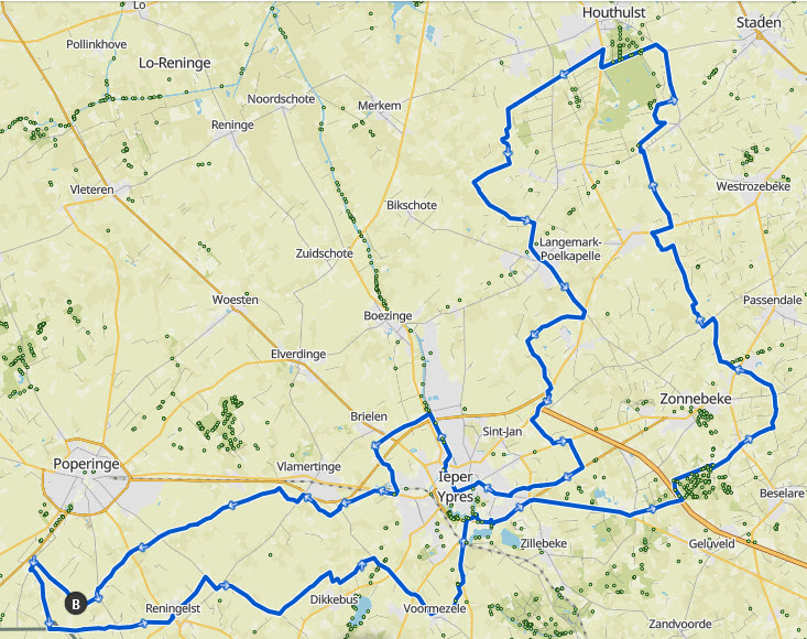 Rit11WO95km300Kaart