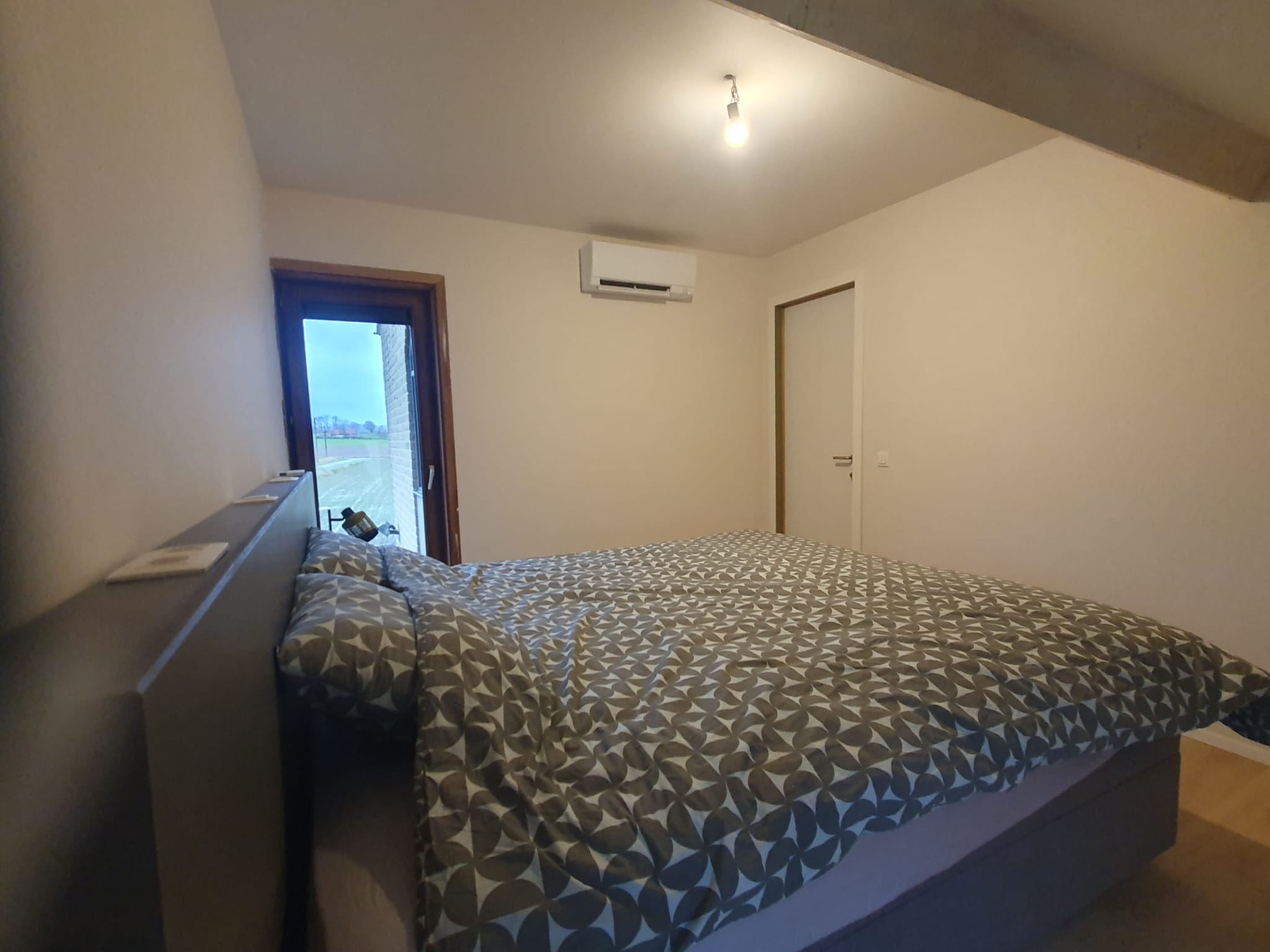 Vakantiewoning Poperinge slaapkamer 3 met Dubbel Bed